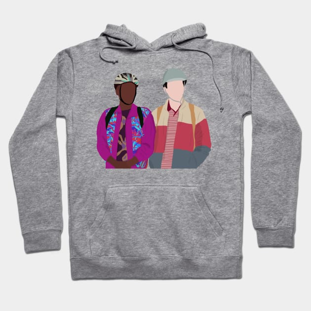 Eric and Otis Hoodie by byebyesally